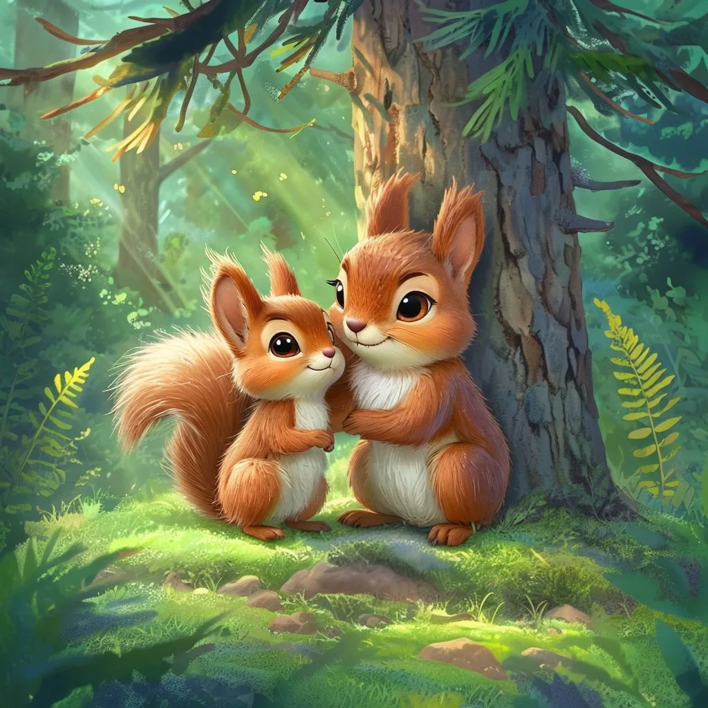 Білченя, яке не слухало маму • Kids Time Білченя, яке не слухало маму казка для дітей