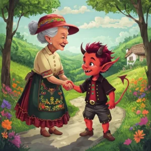 Читати онлайн Як баба чорта перехитрила • Kids Time Читати онлайн Як баба чорта перехитрила