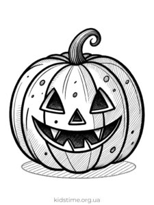 🎃 Розмальовки Хелловін: 30+ безкоштовних шаблонів для друку • Kids Time гарбуз джек о лантерн розмальовка хелловін