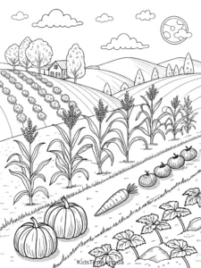 Осінні розмальовки овочів та фруктів🥕🌽🍎: 25+ ідей для дітей • Kids Time Розмальовка Осінній врожай - для дітей 6-12 років