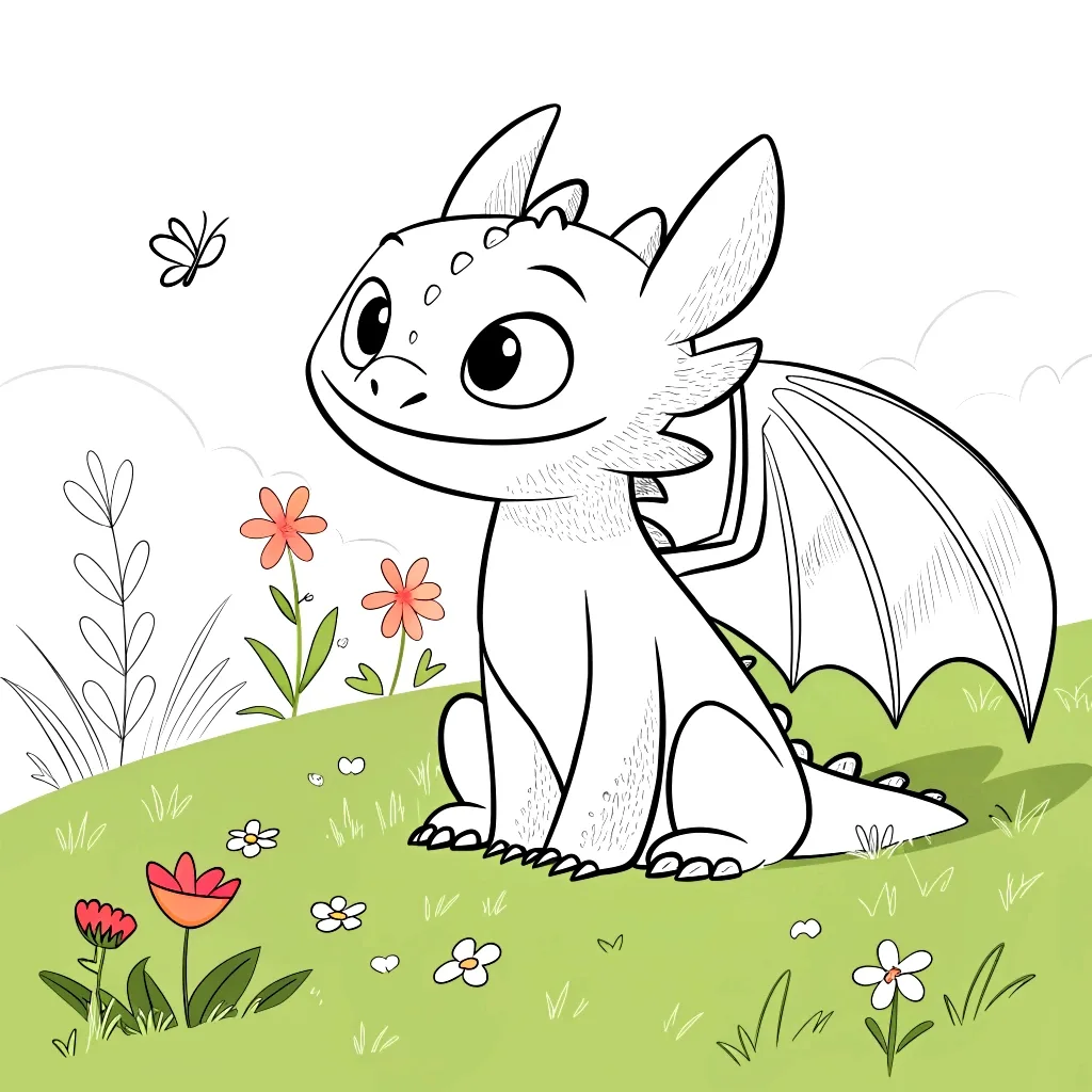 Розмальовки Беззубик та друзі 🐉 скачати й роздрукувати • Kids Time Розмальовки Беззубик та друзі