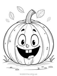 🎃 Розмальовки Хелловін: 30+ безкоштовних шаблонів для друку • Kids Time смішний гарбуз джек о лантерн розмальовка
