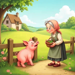 Старенька та її свинка 🐖 | з аудіоказкою